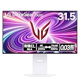 LG ゲーミングモニター UltraGear OLED 32GS95UV-W 31.5インチ/4K(3840×2160)/VESA Dual Mode(4K@240Hz/FHD@480Hz)/有機EL/0.03ms(ClearMR 13000)/DCI-P3 98.5%/DisplayHDR True Black 400/ホワイト
