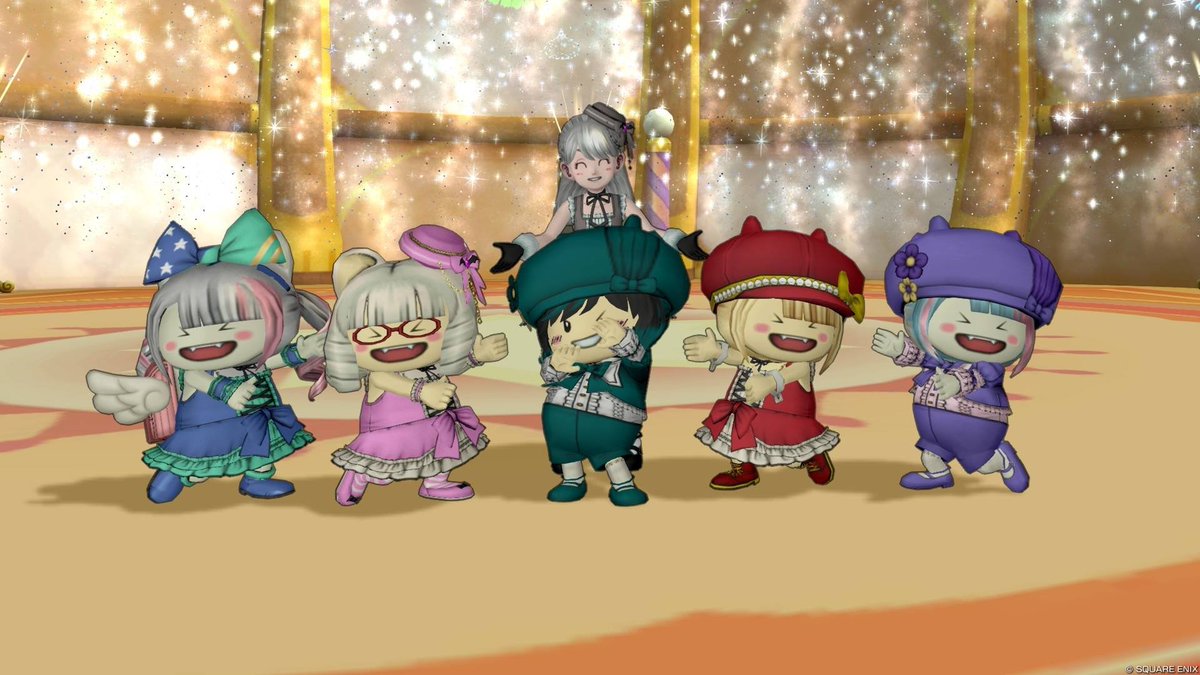 にゃんぱるむのプクリポたちの集合写真